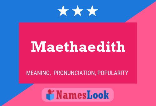 Maethaedith 名字海报