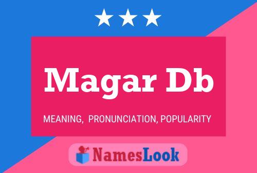 Magar Db 名字海报