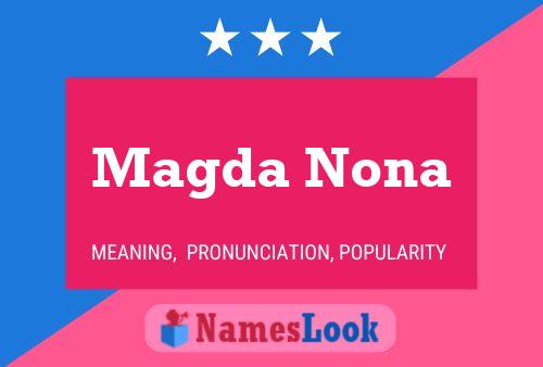 Magda Nona 名字海报