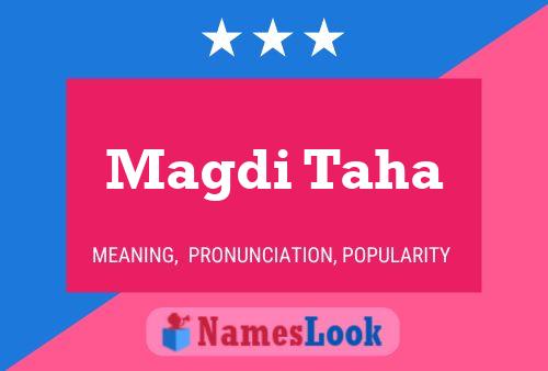 Magdi Taha 名字海报