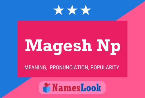 Magesh Np 名字海报