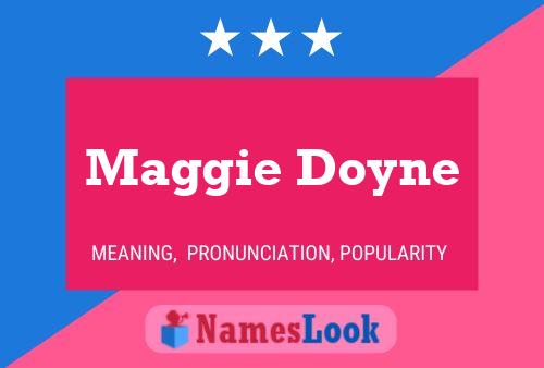 Maggie Doyne 名字海报