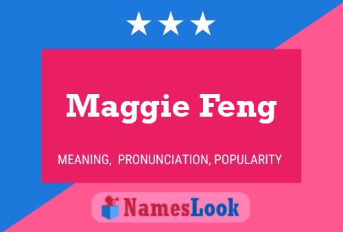 Maggie Feng 名字海报