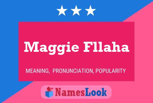 Maggie Fllaha 名字海报