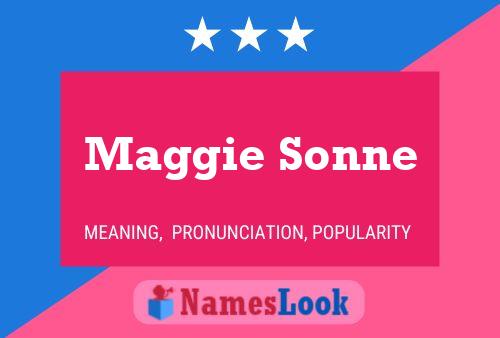 Maggie Sonne 名字海报