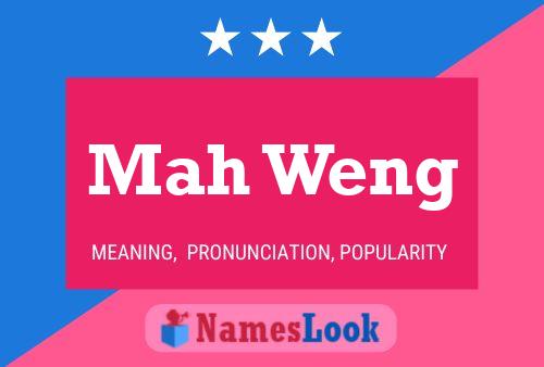 Mah Weng 名字海报