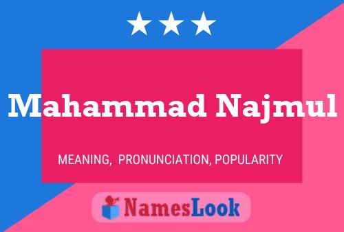 Mahammad Najmul 名字海报