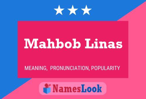 Mahbob Linas 名字海报