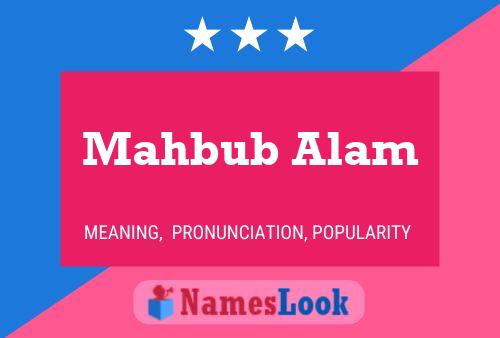 Mahbub Alam 名字海报