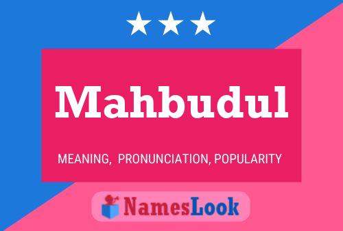 Mahbudul 名字海报