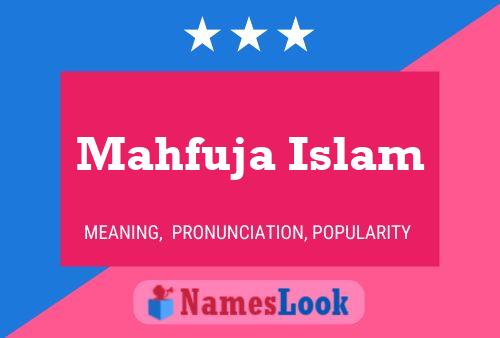 Mahfuja Islam 名字海报