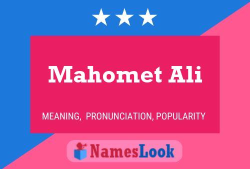 Mahomet Ali 名字海报