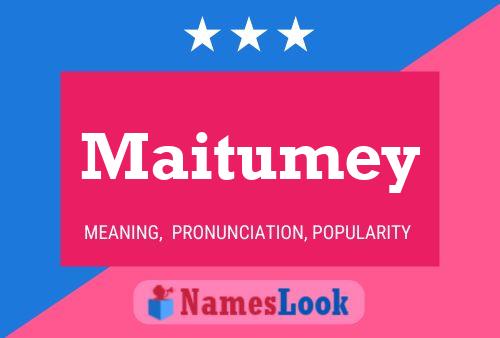 Maitumey 名字海报