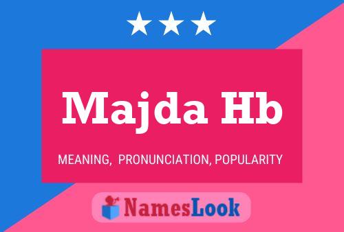 Majda Hb 名字海报