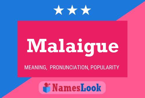 Malaigue 名字海报