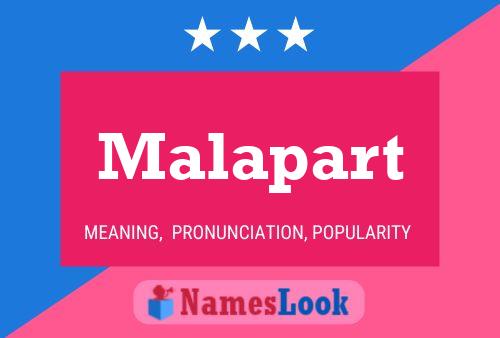 Malapart 名字海报