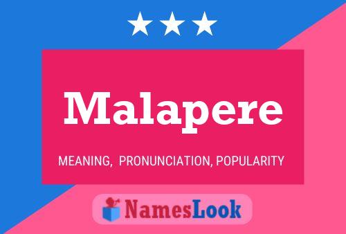 Malapere 名字海报