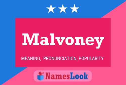 Malvoney 名字海报