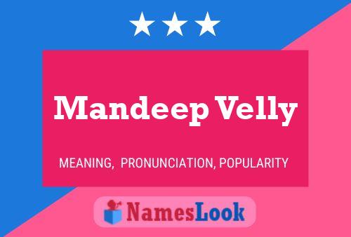 Mandeep Velly 名字海报