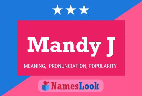 Mandy J 名字海报