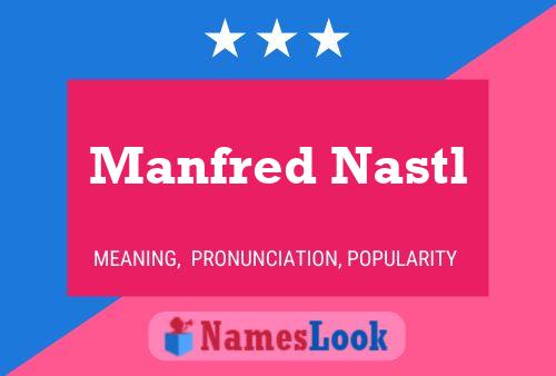 Manfred Nastl 名字海报