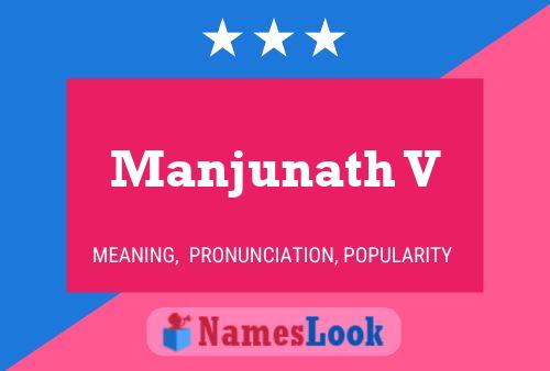 Manjunath V 名字海报