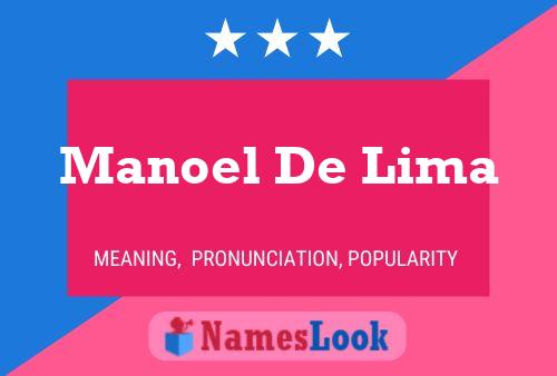 Manoel De Lima 名字海报