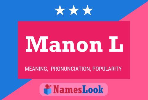 Manon L 名字海报