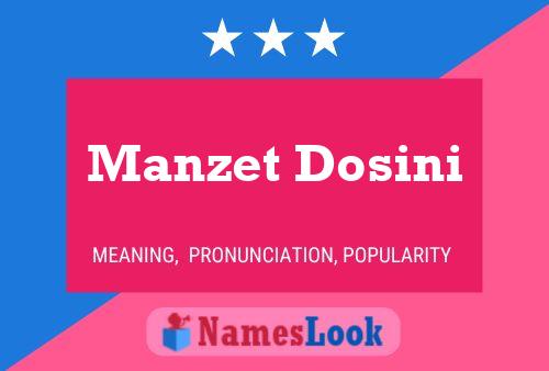 Manzet Dosini 名字海报