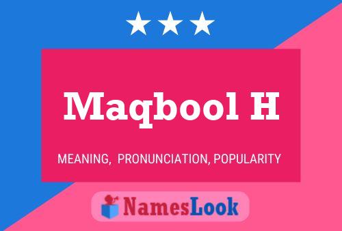 Maqbool H 名字海报