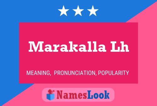 Marakalla Lh 名字海报