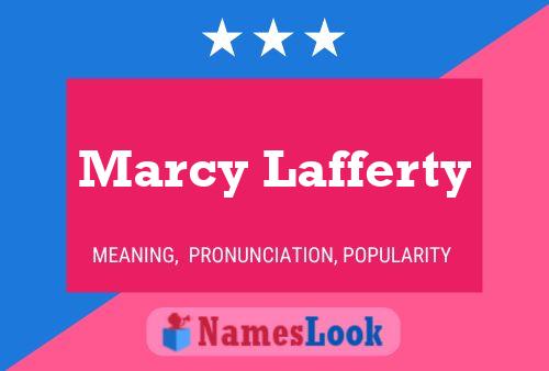 Marcy Lafferty 名字海报