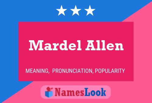 Mardel Allen 名字海报