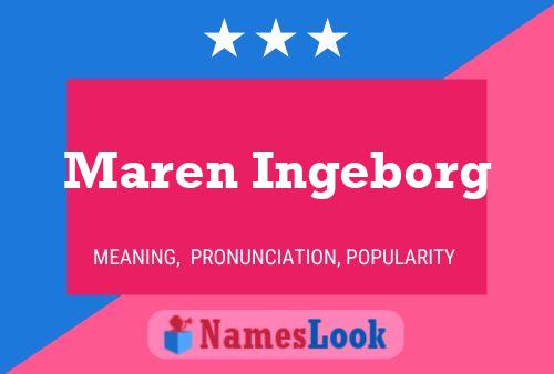 Maren Ingeborg 名字海报