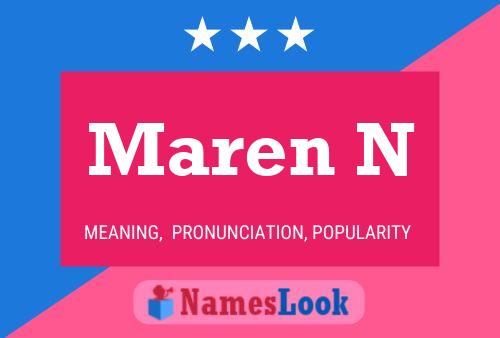 Maren N 名字海报