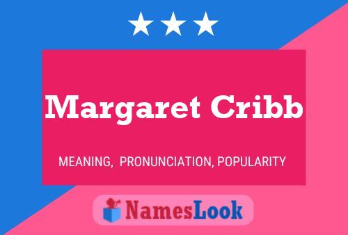 Margaret Cribb 名字海报