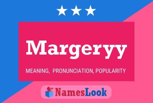 Margeryy 名字海报