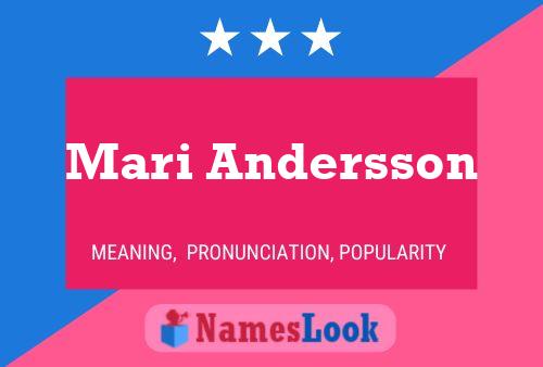 Mari Andersson 名字海报