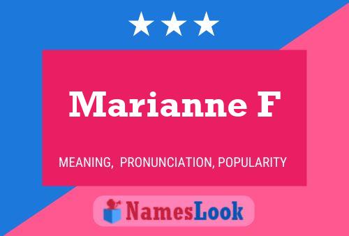 Marianne F 名字海报