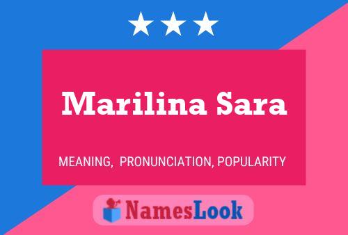 Marilina Sara 名字海报