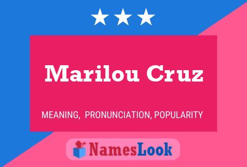 Marilou Cruz 名字海报