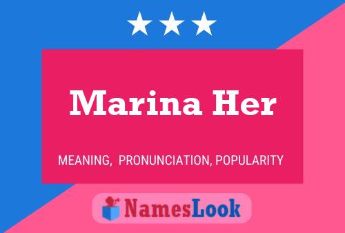 Marina Her 名字海报