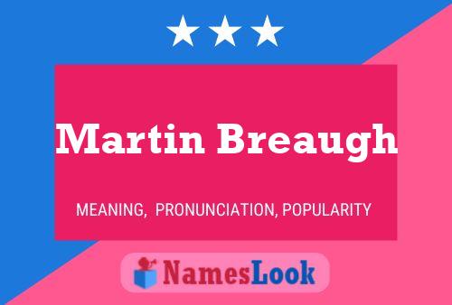 Martin Breaugh 名字海报