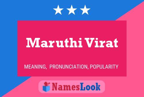 Maruthi Virat 名字海报