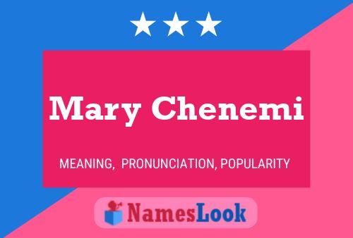 Mary Chenemi 名字海报