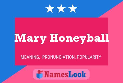 Mary Honeyball 名字海报