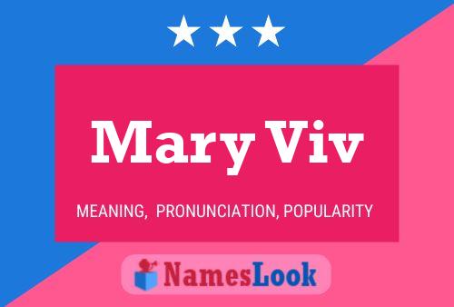 Mary Viv 名字海报