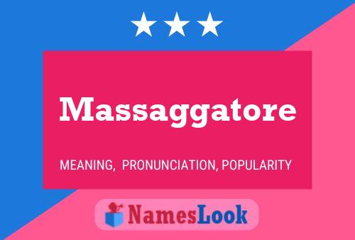 Massaggatore 名字海报