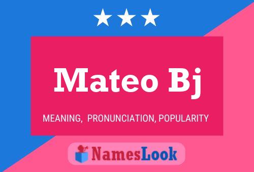 Mateo Bj 名字海报