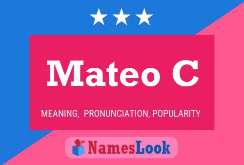 Mateo C 名字海报